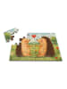 Mr. & Mrs. Panda Puzzle Igel Liebe Design ohne Spruch in Weiß