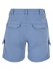 Urban Classics Urban Classics Damen Ladies High Waist Cargo Shorts in horizonblue