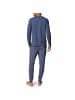 Skiny Schlafanzug in Blau