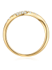 Glanzstücke München Ring aus Sterling Silber mit Zirkonia in gelbgold