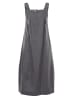 HELMIDGE A-Linien-Kleid Midikleid in dunkel grau