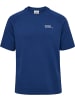 Hummel Sportshirt "Hmltech Loose T-Shirt" in Blau