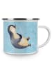Mr. & Mrs. Panda Teetasse Pinguin Lachen ohne Spruch in Eisblau
