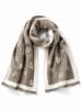 collezione alessandro Schal " Herz " in taupe