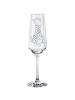 Mr. & Mrs. Panda Graviertes Sektglas Giraffe Zufrieden ohne Spruch in Transparent