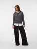 Vero Moda Strickjacke in Dark Grey Melange