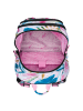 BAAGL 5-tlg. Set: Schulrucksack Skate in Violett Leafs
