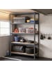 SONGMICS Schwerlastregal Cozory in Grau - (B)120 x (H)200 x (T)60 cm