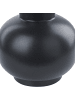 Beliani Blumenvase PEREA in Schwarz - (W) 14 x (H) 26 x (L) 14 cm