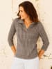 WITT WEIDEN Polopullover in taupe