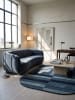 KADIMA DESIGN Teppich Wolle für Fußbodenheizung LUNAN modern Wohnzimmer Diele in Blau