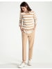 More & More Longbluse in woven melange stripe