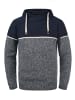 INDICODE Kapuzenpullover IDLynde 35419MM Strickpulli aus Feinstrick in dunkelblau
