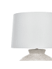 Beliani Tischleuchten CAINE in Beige/Weiß - (W) 40 x (H) 60 x (L) 40 cm