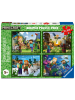 Ravensburger Verlag GmbH Spiel - Kinderpuzzle 4x100 Teile - Minecraft - Biome erforschen