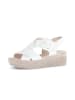 Gabor Plateau Sandalen in creme