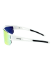 YEAZ SUNSPARK Sport-Sonnenbrille Creme White/Mango Red in weiß