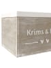 Mr. & Mrs. Panda holz aufbewahrungsbox Flamingo Classic mit Spruch in Aquarell Pink