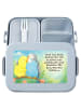 Mr. & Mrs. Panda Brotdose Wellensittich Liebe Design mit Spruch in Blau Pastell