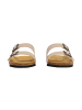 Plakton Barna Leder-Pantoletten Beige