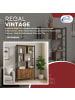 Mein-Regal Regal Vintage Metall und Holz in Braun