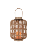 näve LED Laterne "KORBINIAN" in natur - (L)31 cm x (B)31 cm x (H)42.5 cm