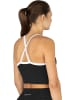 Circle Five Sporttop mit integriertem BH mit leichter Stützkraft in Schwarz