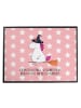 Mr. & Mrs. Panda tischpad Einhorn Hexe mit Spruch in Rot Pastell