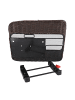 KLICKfix Hinterrad- Korb Structura, Racktime in braun