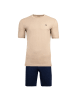 Emporio Armani Pyjama 1er Pack in Beige/Blau