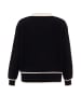 faina Women Cardigan in Schwarz Wollweiss
