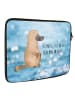 Mr. & Mrs. Panda Notebook Tasche Schnabeltier Mut mit Spruch in OZeichenanblue