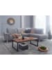 KADIMA DESIGN Couchtisch | Sheesham/Metall, 110x60x40cm, Industrial