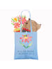 Mr. & Mrs. Panda Stofftasche Hummel Blume mit Spruch in Sky Blue