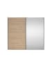 ebuy24 Schiebetürenschrank Como (2-türig) Eiche 244 x 67 cm