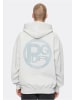PEGADOR PEGADOR Kapuzenpullover in washed clear grey