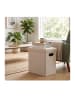 relaxdays Sitzhocker in Beige - (B)46 x (H)49,5 x (T)25,5 cm