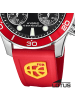 Lotus Chronograph-Armbanduhr Lotus Classic silber, rot groß (ca. 44,5mm)
