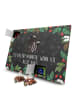 Mr. & Mrs. Panda Advents-Teekalender Stinktier Sitzen mit Spruch in Kreidetafel