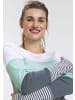 Kangaroos Longsleeve in weiß-hellblau-rauchblau
