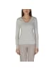 Street One Creme Viskose Langarmshirt