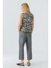Oui Top in gunmetal