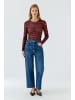 Oui Langarmshirt Spitze in bramble berry