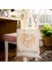 Mr. & Mrs. Panda Tote Bag Otter Herz mit Spruch in Grau Pastell