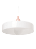Beliani Pendelleuchten PAALA in Weiß/Rosa - (W) 35 x (H) 148 x (L) 35 cm