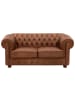 58 aufm Kessel SOFA 2-Sitzer Kalea Echtleder (Antikoptik) cognac