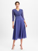 SWING Abendkleid in blau - 0003
