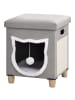 Pawhut Katzenhöhle Grau 35,5L x 35,5B x 42,5H cm