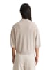Marc O'Polo Strick-Poloshirt loose in Natural