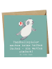 Mr. & Mrs. Panda Briefkarte Handball Wurf mit Spruch in Meeresbrise